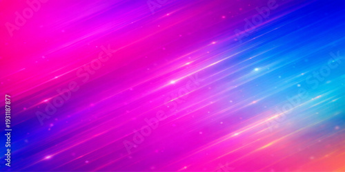 An abstract purple background design features colorful waves and pink gradients blended with bright stars and digital light patterns for a vibrant motion art wallpaper backdrop