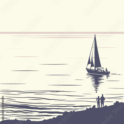 Colorful Coral Reef and Tropical Fish Underwater Scene