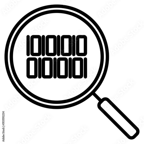 Data Analytics Search Icon