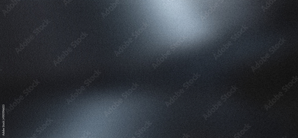 Fotografie Brushed dark metal texture with soft light reflections