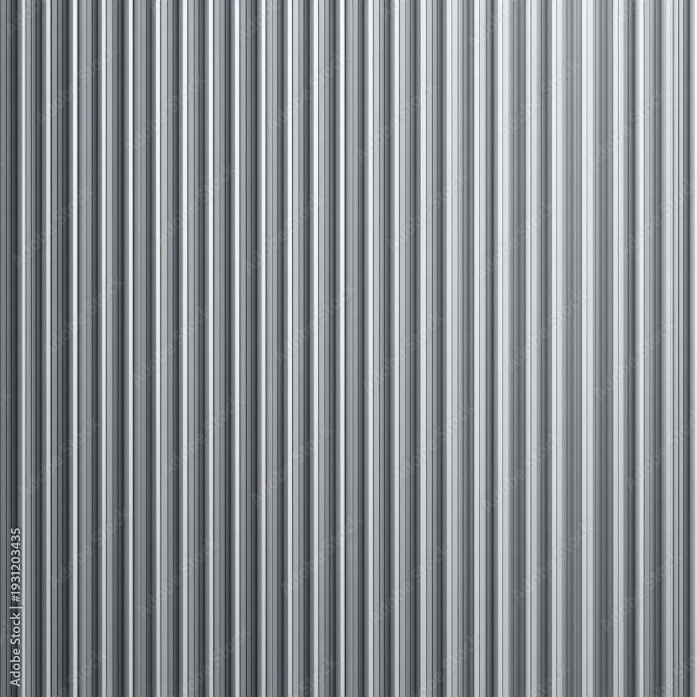 Obraz premium Dark Gray Reeded Glass Texture with Vertical Stripe Pattern