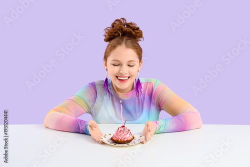 Beautiful young happy woman...