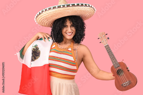 Beautiful woman in sombrero...