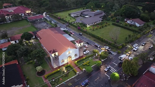 Historic Catholic Church in El Valle de Anton Panama Colonial Architecture Landmark