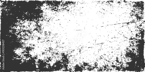 Wallpaper Mural Grungy Black and White Abstract: The artistic image provides a textured, high-contrast, artistic effect and visual interest Torontodigital.ca
