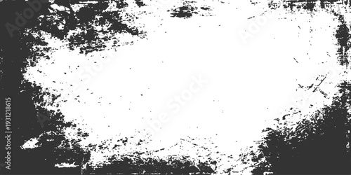 Abstract Grunge Frame: A textured, distressed frame with a gritty, worn appearance, ideal for adding a vintage or weathered effect to any design, and for conveying a sense of history or age.