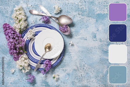 Beautiful table setting wit...