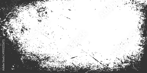 Textured Vintage: An evocative textured vintage background, with a grunge border, offering a unique artistic canvas for various creative applications and designs. 