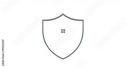Classic medieval armor shield and silver sword icon set as a shiny chrome heraldic emblem and security symbol isolated on white for a vector protection badge design