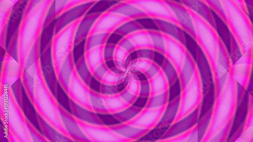 Vibrant Pink Spiral Pattern Animation.