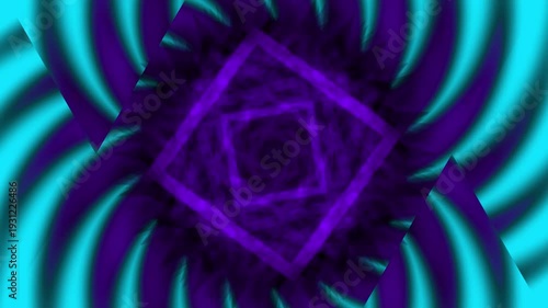 Vibrant Purple and Blue Abstract Motion Graphics.