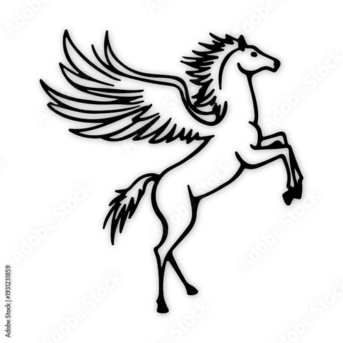 white and black animal desgine