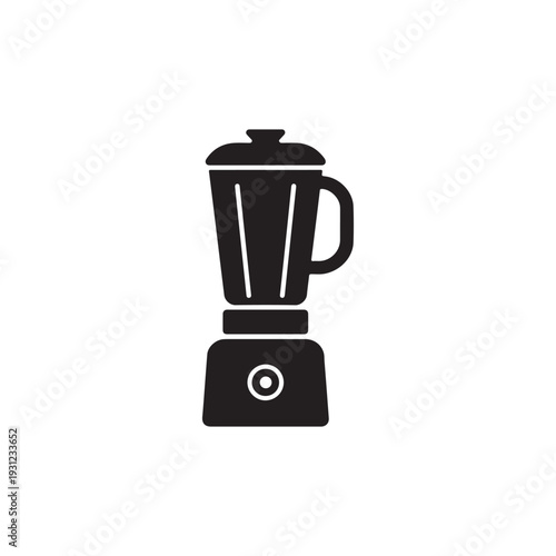 Kitchen Blender Silhouette - Cooking Equipment Vector