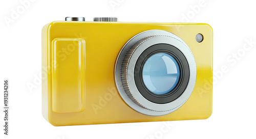 Yellow Digital Camera
