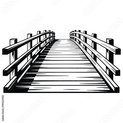 bridge vector illustration