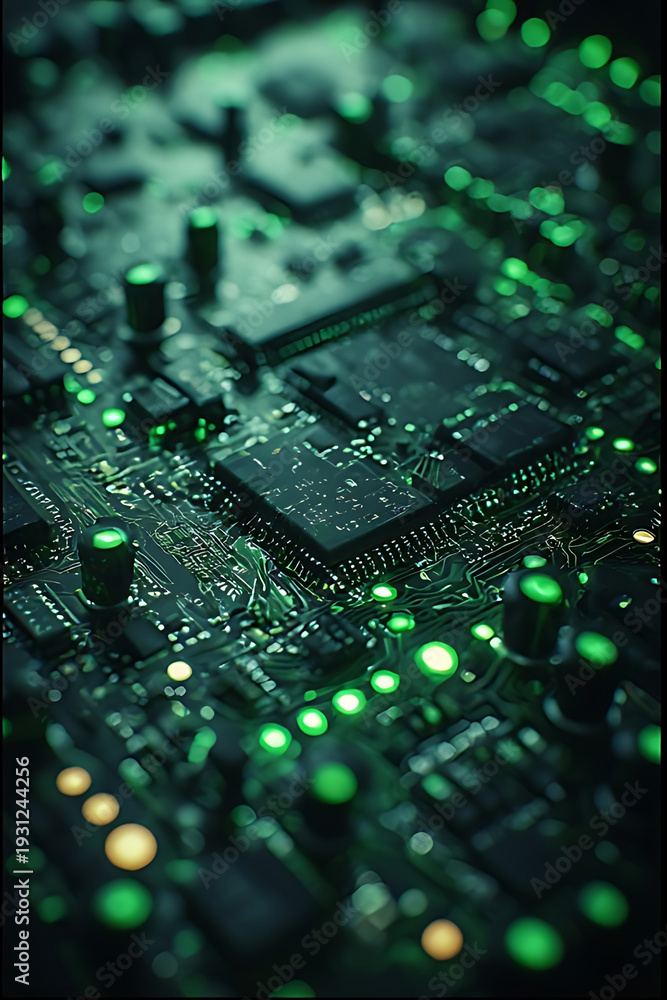 Fototapeta premium electronic circuit board