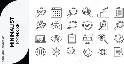 Media Icon Set. A sleek and modern collection of icons designed for the media industry, perfect for enhancing news platforms, entertainment apps, and digital marketing materials.