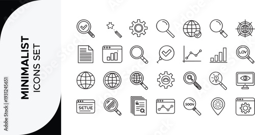Media Icon Set. A sleek and modern collection of icons designed for the media industry, perfect for enhancing news platforms, entertainment apps, and digital marketing materials.