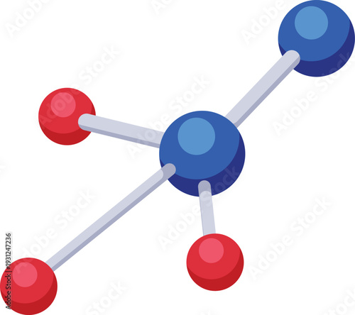 Molecular Chemistry Bond Structure Model