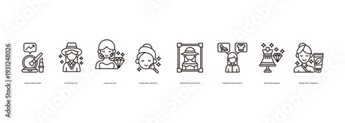 Glamour Beauty Style Banner Illustration Featuring Elegant Makeup Trends, Chic Fashion Glow, Luxury Glam Look, Modern Beauty Aesthetic, Sophisticated Style Portrait, Glamorous Woman Lifestyle, High Fa