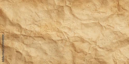 Vintage crumpled paper texture with realistic folds background a modern, edgy backdrop for flyers, social media graphics.