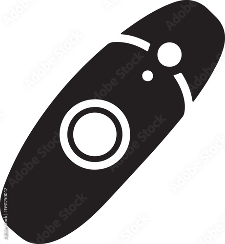 Smart wearable technology icon set, health monitoring devices, fitness tracker, smartwatch, biometric sensor symbols, black silhouette vector illustration