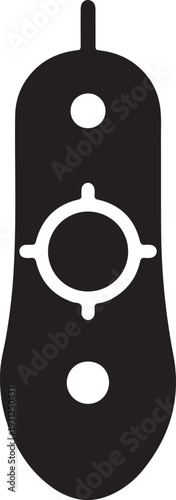 Smart wearable technology icon set, health monitoring devices, fitness tracker, smartwatch, biometric sensor symbols, black silhouette vector illustration