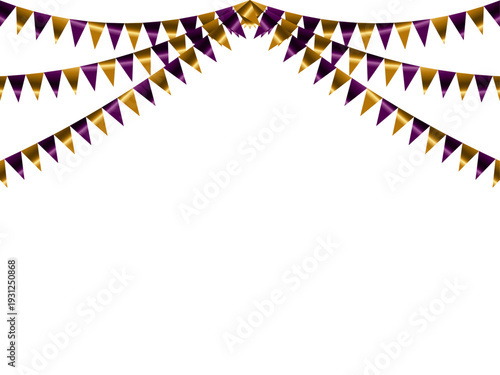 ガーランド三角、曲線、金13紫F1