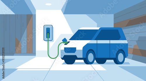 Modern Electric Vehicle Charging Station for Eco-Friendly Transportation