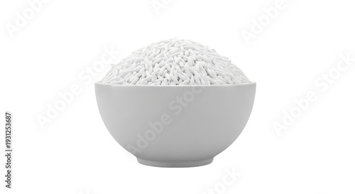 White Rice in a Bowl