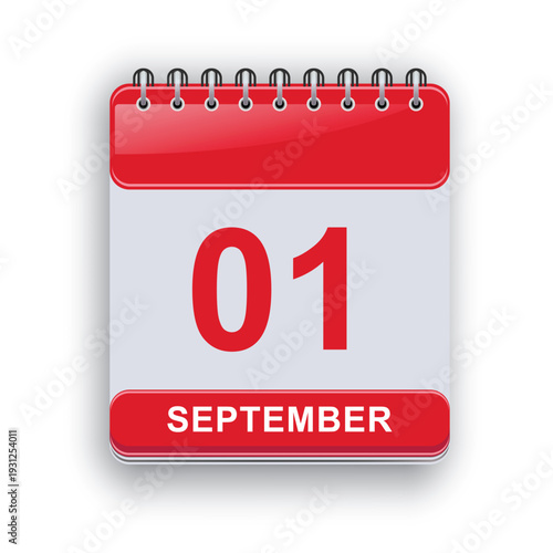 September 01 Daily Calendar Template Clean Printable Planner Design