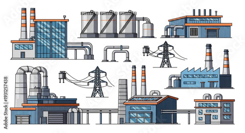 Industrial Factory Buildings and Structures.