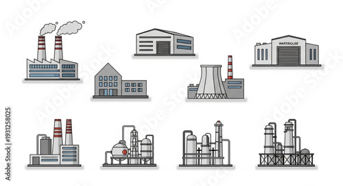 Industrial Factory Buildings and Structures.