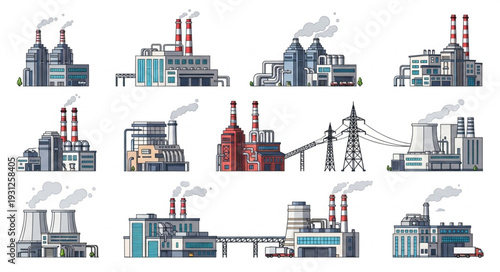Industrial Factory Buildings and Structures.