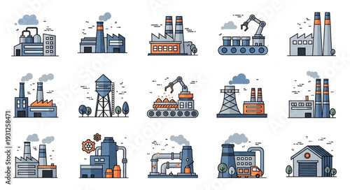 Industrial Factory Buildings and Structures.