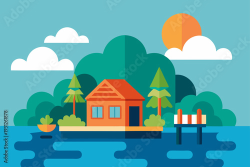vector illustration of a house