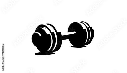 dumbbell isolated on white background