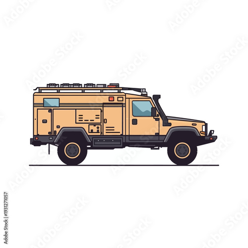Overland Vehicle Expedition Truck Adventure Travel.
