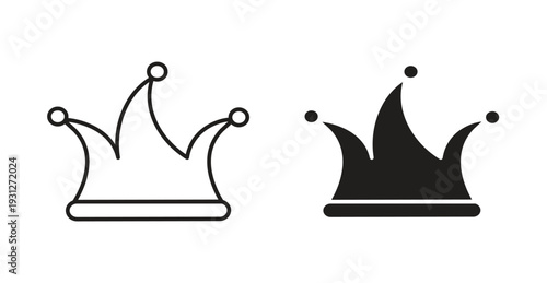 Jester hat icon. web vector design