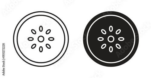 Kiwi icon. web vector design