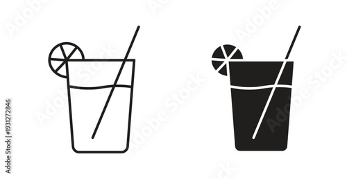 Lemonade icon. web vector design