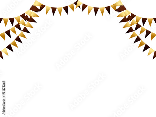 ガーランド三角、曲線、m金18茶F2