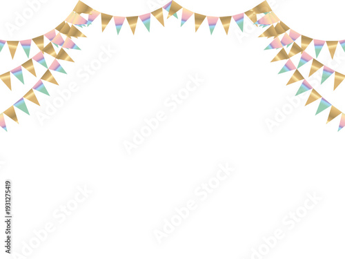 ガーランド三角、曲線、金20虹淡F2