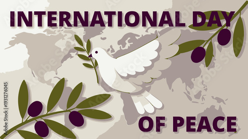 International Day of Peace Symbol vector illustration