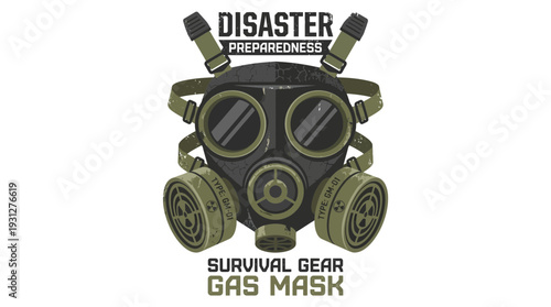 Gas Mask for Disaster Preparedness and Survival Gear
