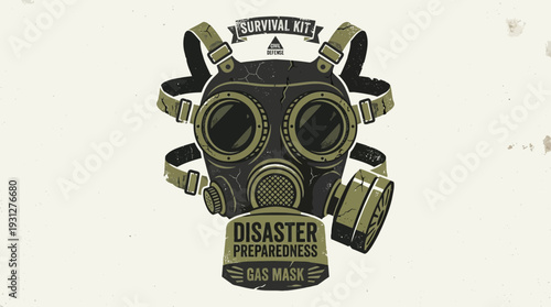 Gas Mask Survival Kit Disaster Preparedness