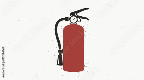 Red fire extinguisher icon