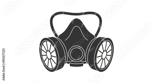 Vintage Gas Mask Icon