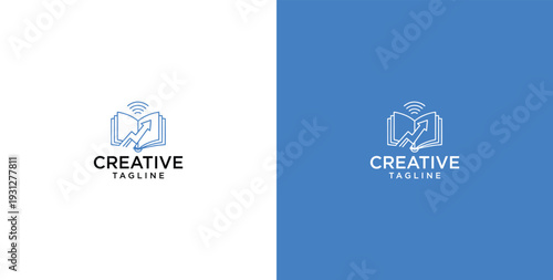 online education business logo template