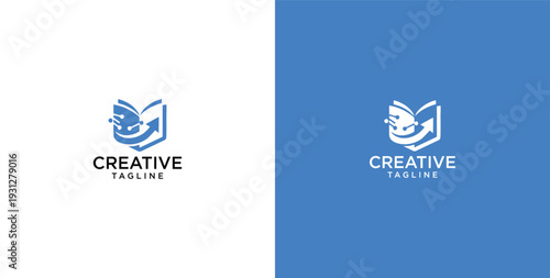 online education business logo template